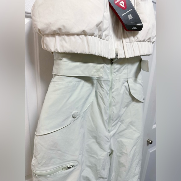 𝓯𝓹 Free People ~ Around The Block Vest & Bib Salt Water Combo ~ Ski suit - Picture 9 of 10